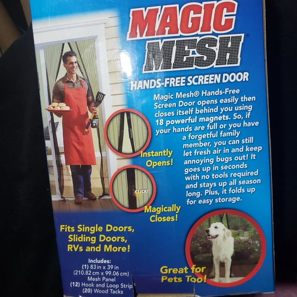 Magic Mesh Screen Door - Picture 2 of 3